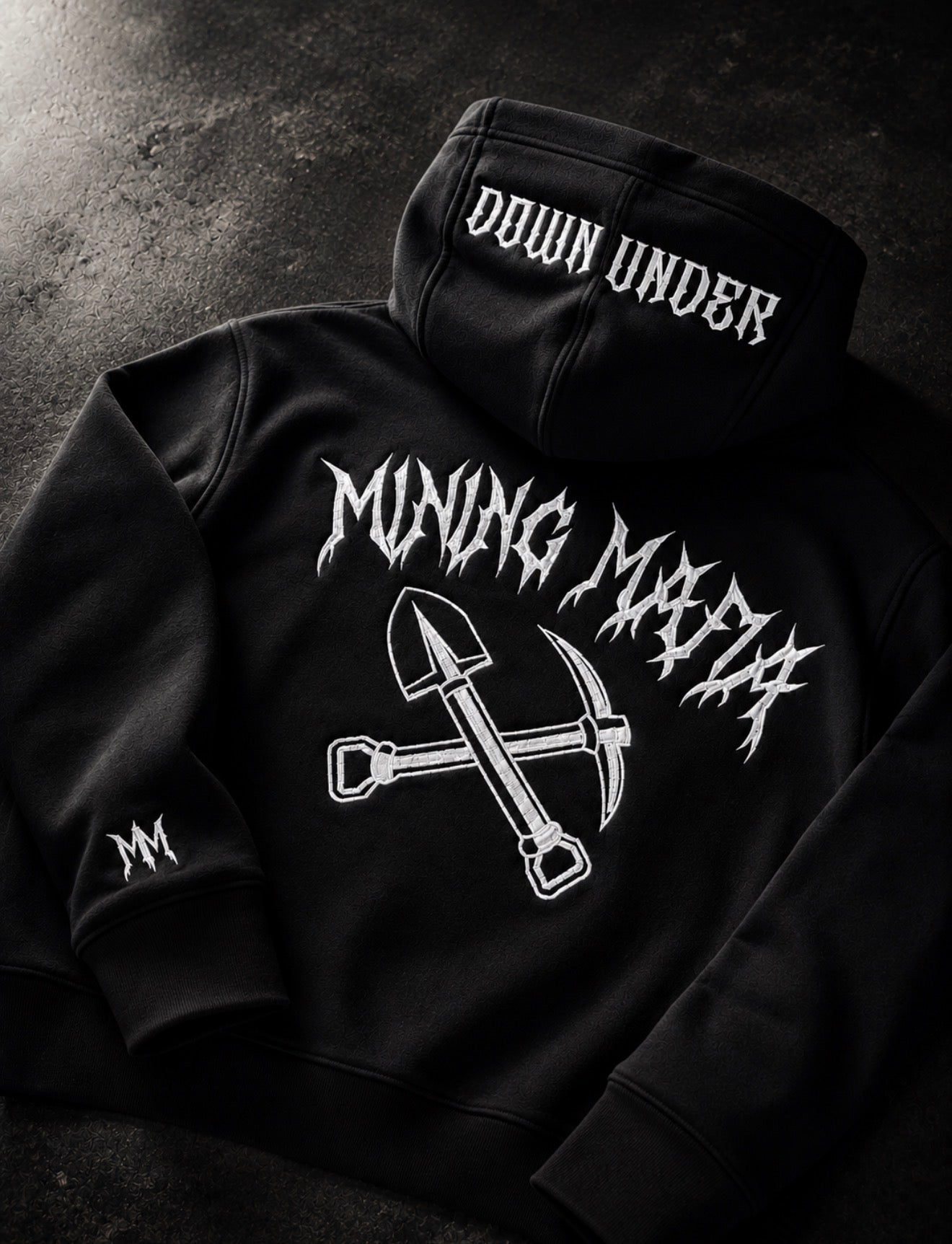Mining Mafia Hoodie | White